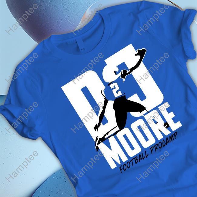 Chicago Bears Dj Moore Football Procamp Long Sleeve Tee Shirt