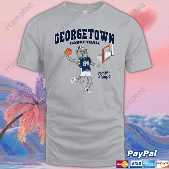 Dunking Bulldog Georgetown Basketball New Shirt