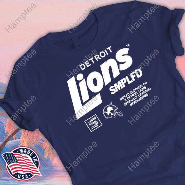 Smplfd x detroit lions vintage program shirt, hoodie, sweater, long sleeve  and tank top