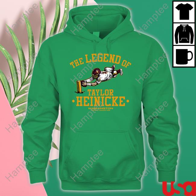 Taylor Heinicke Burgundy Washington Football Team The Legend Of Taylor Heinicke Hoodied Sweatshirt Washington Commander Online