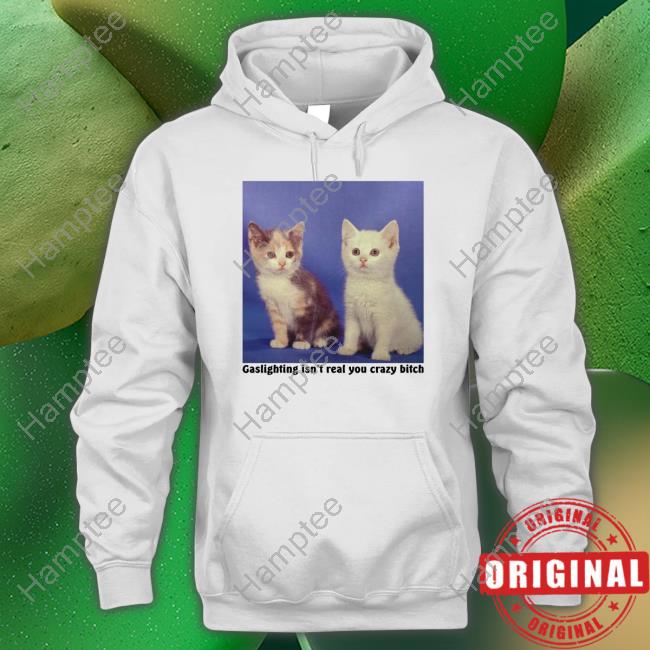 Shirts That Go Hard Gaslighting Isn't Real You Crazy Bitch Hoodie Sweatshirt
