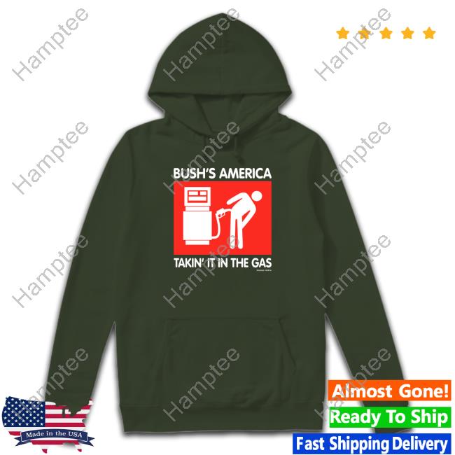 Darryl Talley Wearing Bush's America Takin' It In The Gas Tee