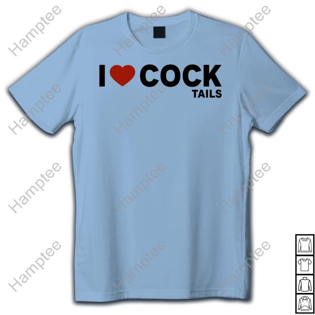 Glitterparis Wearing I Heart Cock Tails Tee