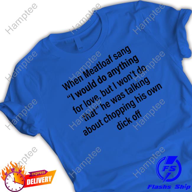 I Would Do Anything For Love But I Won't Do That Hoodie