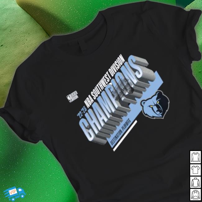 Memphis Grizzlies 2022 2023 Nba Southwest Division Champions Locker Room shirt