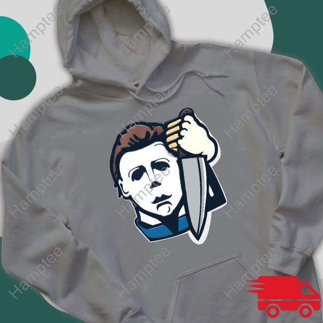 J. Gentleman Wearing Horror Movie Murder Badge Brooch Pin Tank Top J. Gentleman Wearing Horror Movie Murder Badge Brooch Pin Tank Top