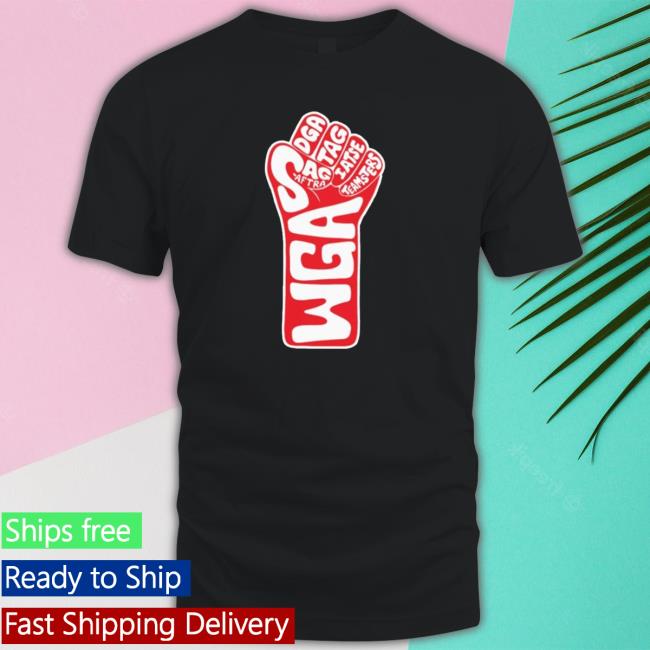 Wga Strike Fist Of Solidarity 2023 shirt, hoodie, tank top, sweater and long sleeve t-shirt Wga Strike Fist Of Solidarity 2023 shirt, hoodie, tank top, sweater and long sleeve t-shirt