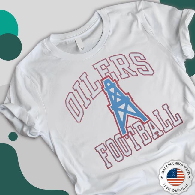 Oilers Football Arch Shirt Homage Oilers Football Arch Shirt Homage