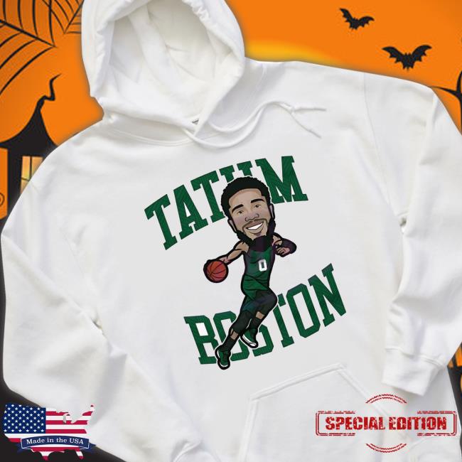 Jayson Tatum Boston Celtics Cartoon Tee Shirt