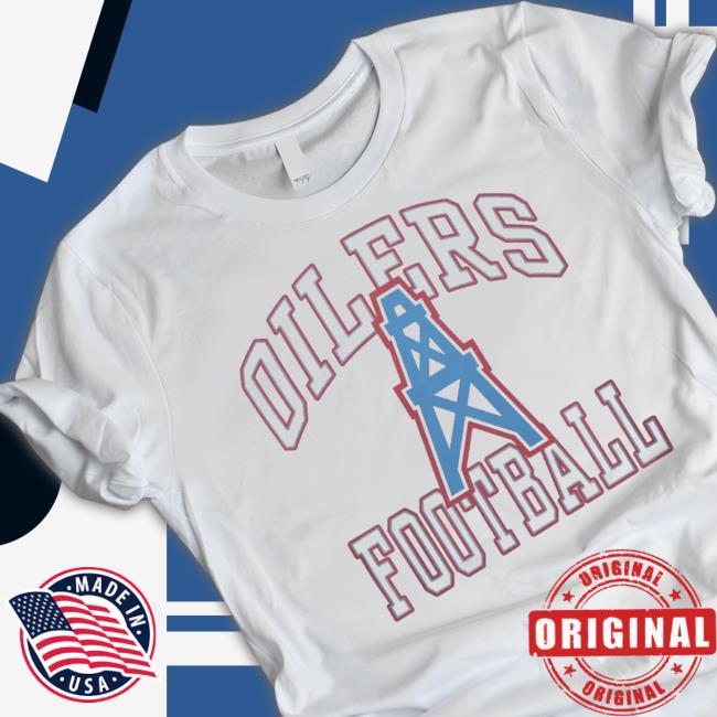 Oilers Football Arch Shirt Homage Oilers Football Arch Shirt Homage