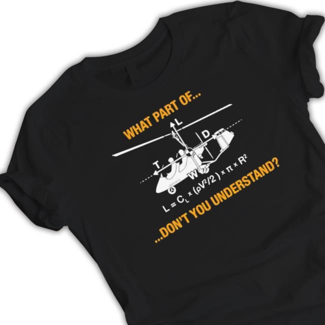 Official Gyrocopter Lift Equation Pilots Hoodie Official Gyrocopter Lift Equation Pilots Hoodie