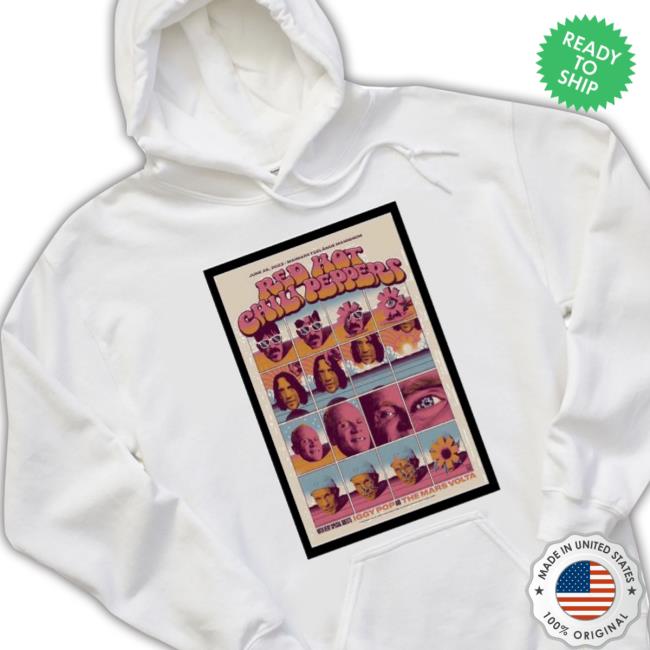 Red Hot Chili Peppers Tour Mannheim, Germany 2023 Poster Shirt Red Hot Chili Peppers Tour Mannheim, Germany 2023 Poster Shirt