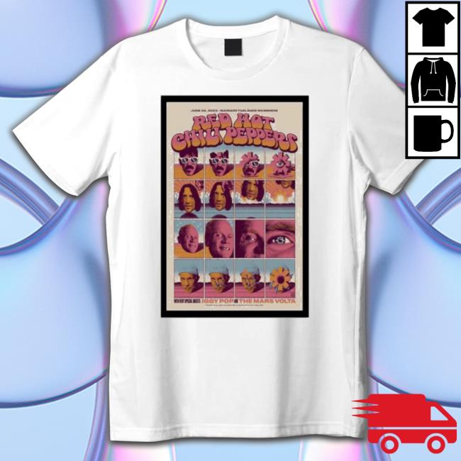 Red Hot Chili Peppers Tour Mannheim, Germany 2023 Poster Shirt Red Hot Chili Peppers Tour Mannheim, Germany 2023 Poster Shirt