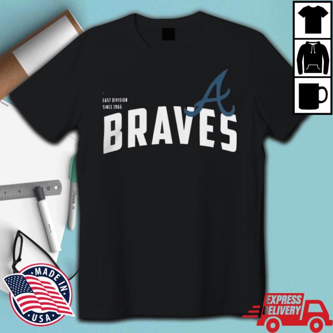 Atlanta Braves Athletic Nl East Division Since 1966 Logo shirt