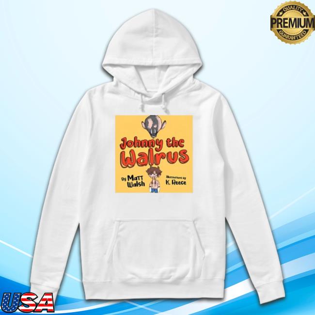 Johnny The Walrus Board Book Hoodie Sweatshirt Johnny The Walrus Board Book Hoodie Sweatshirt