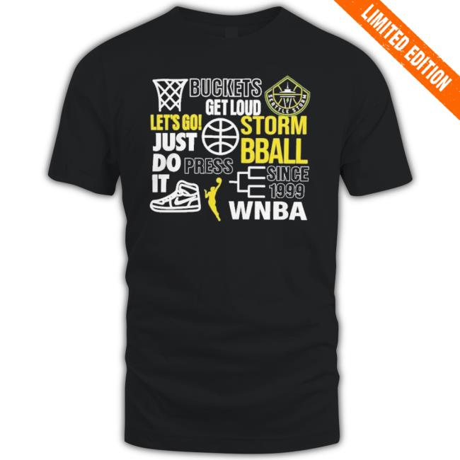Seattle Storm Shop Basketball Verb Shirt Seattle Storm Shop Basketball Verb Shirt