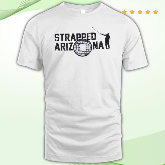 Strapped Spring Training Arizona 3-4 Sleeve Baseball Logo shirt Strapped Spring Training Arizona 3-4 Sleeve Baseball Logo shirt