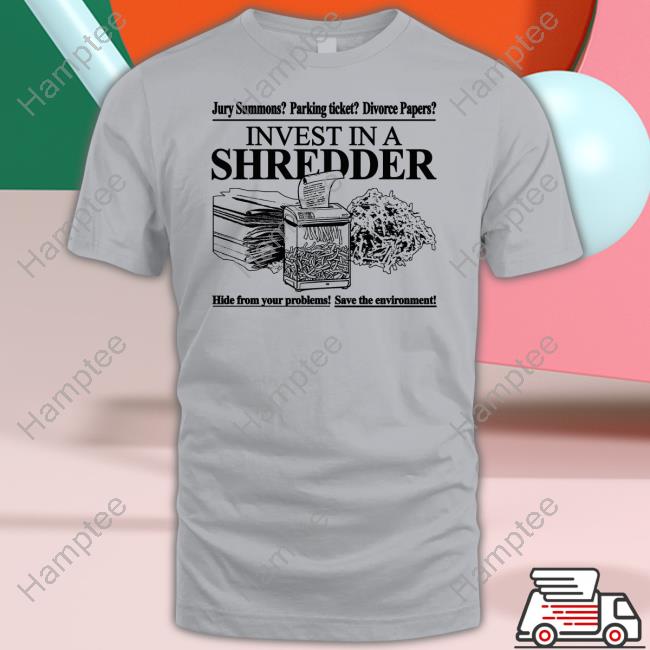 Jury Summons Parking Ticket Divorce Papers Invest In A Shredder Hide From Your Problems Save The Environment Hoodied Sweatshirt Jury Summons Parking Ticket Divorce Papers Invest In A Shredder Hide From Your Problems Save The Environment Hoodied Sweatshirt