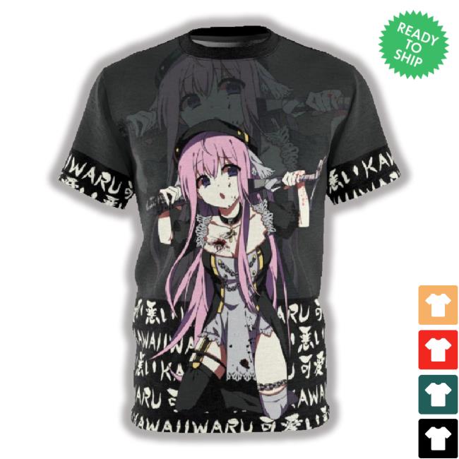 Lucille Sexy Bad Anime Nun Unisex Aop Cut & Sew New Shirt Lucille Sexy Bad Anime Nun Unisex Aop Cut & Sew New Shirt