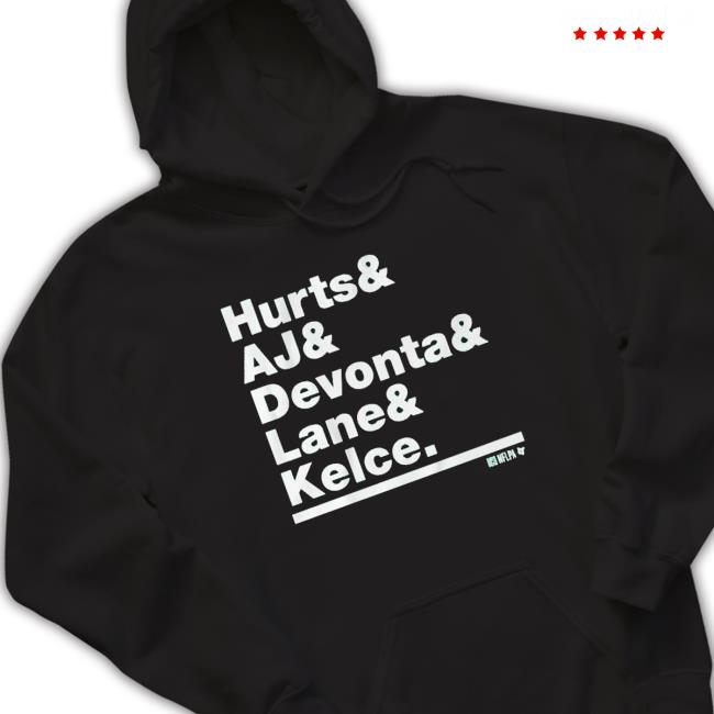 Philly Ampersand Stars Jalen Hurts Aj Brown Devonta Smith Lane Johnson And Jason Kelce Sweatshirt Philly Ampersand Stars Jalen Hurts Aj Brown Devonta Smith Lane Johnson And Jason Kelce Sweatshirt