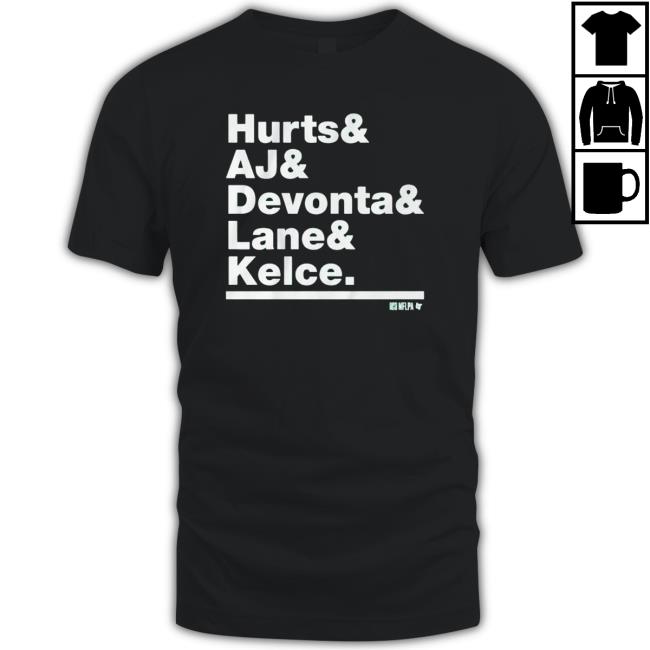 Philly Ampersand Stars Jalen Hurts Aj Brown Devonta Smith Lane Johnson And Jason Kelce Sweatshirt Philly Ampersand Stars Jalen Hurts Aj Brown Devonta Smith Lane Johnson And Jason Kelce Sweatshirt