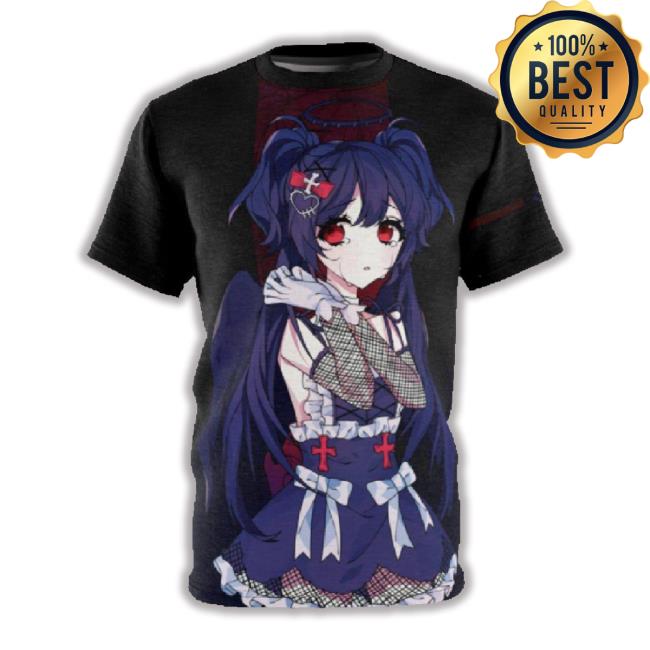 Laylah - Sad Gothic Dark Angel Anime Girl Unisex Aop Cut & Sew 3D Shirts Laylah - Sad Gothic Dark Angel Anime Girl Unisex Aop Cut & Sew 3D Shirts
