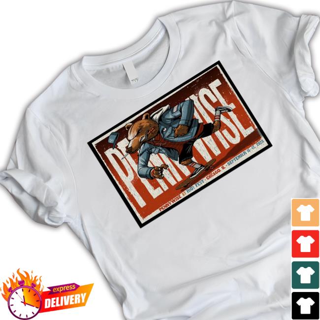 Riot Fest Chicago Il Pennywise Summer 2023 Poster Sweatshirt Riot Fest Chicago Il Pennywise Summer 2023 Poster Sweatshirt