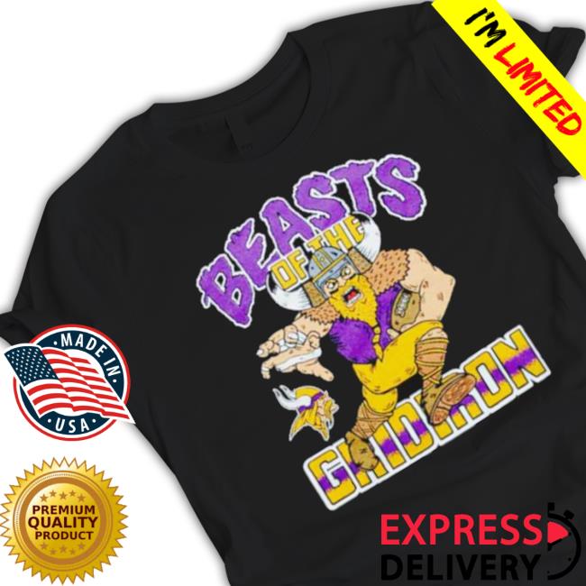 Minnesota Vikings Beasts Of The Gridiron shirt, hoodie, sweater, long  sleeve and tank top