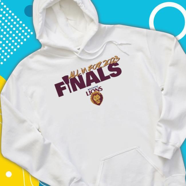 Brisbane Lions All In For 2023 Afl Finals Long Sleeve Tee Shirt Brisbane Lions All In For 2023 Afl Finals Long Sleeve Tee Shirt