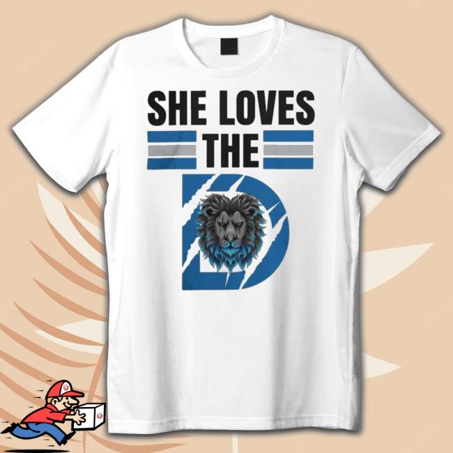 Detroit Lions Shirt Sweatshirt Hoodie She Loves The D Funny Vintage Detroit  Lions Long Sleeve Shirt Short Sleeve Shirt Detroit Lions Football Schedule  Shirt - Laughinks