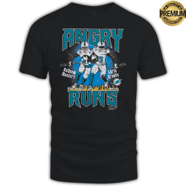 Homage Angry Runs Dolphins Mostert And Brooks Sweatshirt