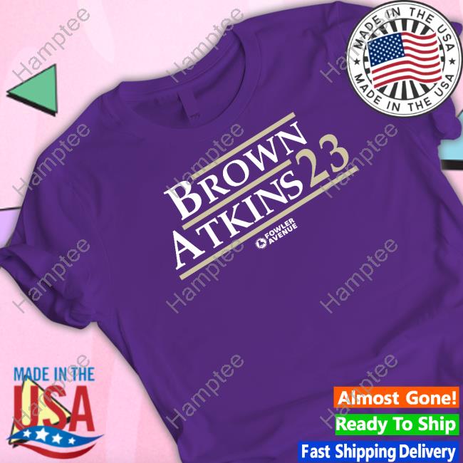 Fowler Avenue Brown Atkins 23 Shirt Fowler Avenue Brown Atkins 23 Shirt