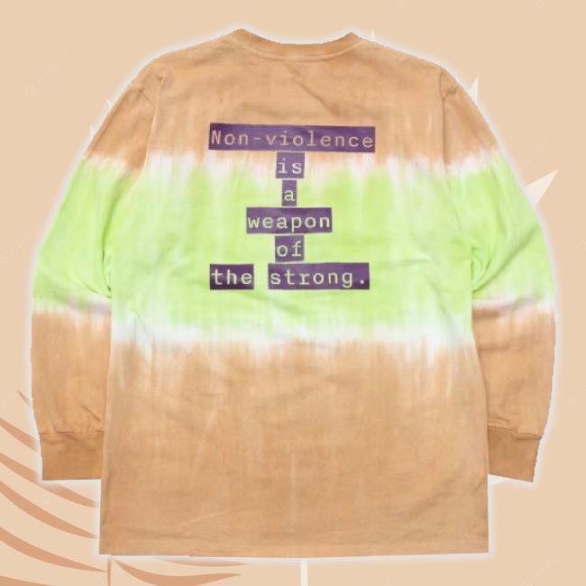Getricheasy Peace Tie Dye L/Sl Sweaters Melon