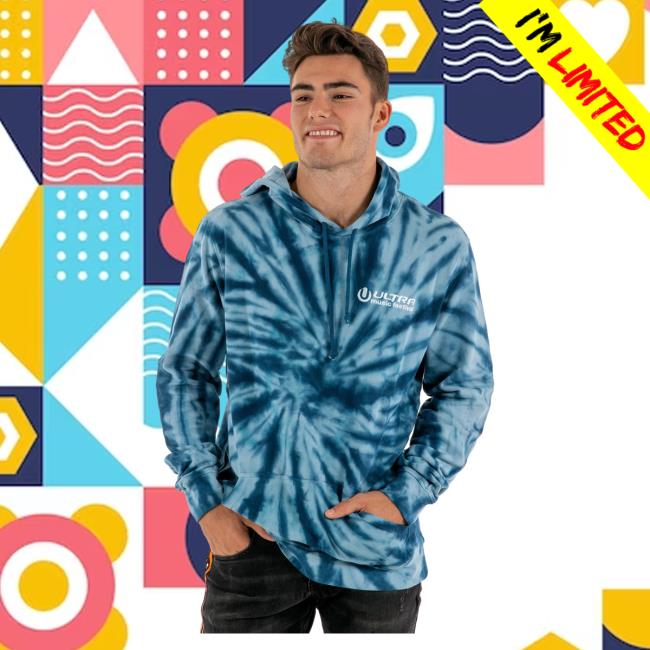 Official Ultra Records Ultra Blue Tie Dye Crew neck UltraRecords Tie-Dye Official Ultra Records Ultra Blue Tie Dye Crew neck UltraRecords Tie-Dye