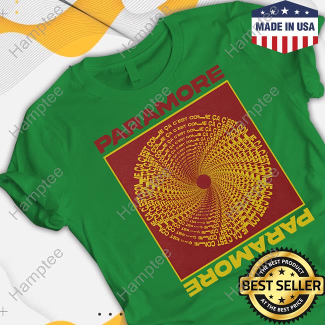 Warnermusic Shop Paramore C'est Comme Ca T Shirt Warnermusic Shop Paramore C'est Comme Ca T Shirt