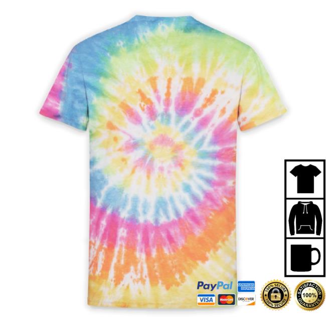 Be Merry Funny Christmas Unisex Tie Dye Long Sleeve Tee