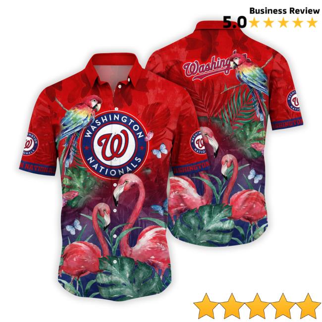 Washington Nationals Mlb Hawaiian Shirt Sunning Aloha Long Sleeve T Shirt