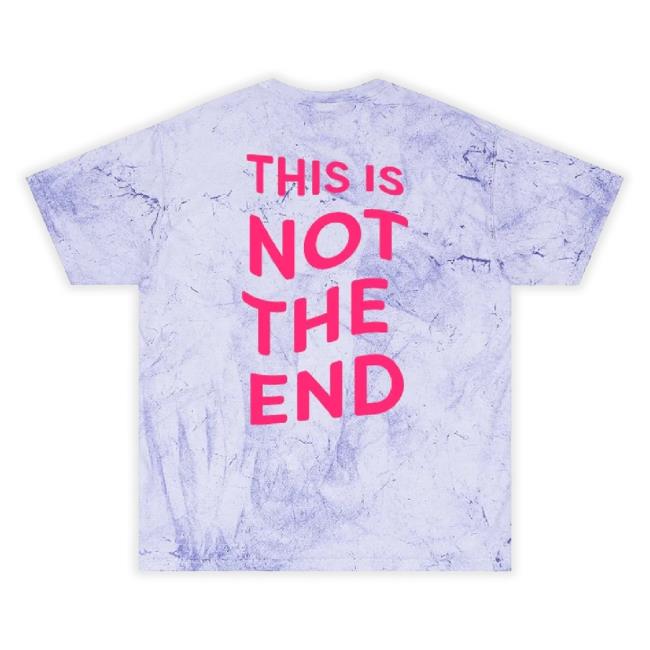 Tt's This Is Not The End Tie Dye Hoodie Sweatshirt Amethyst
