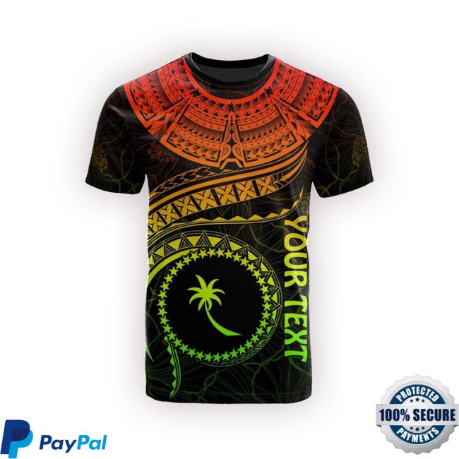 Official Chuuk Polynesian Custom T Shirt Chuuk Waves Reggae - Chuuk Long Sleeve Shirt