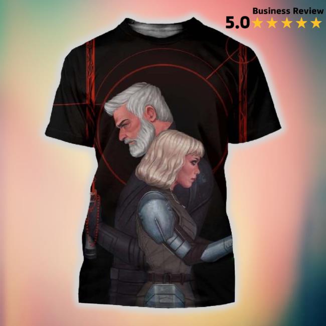 Star Wars Ahsoka The Wolves Baylan Skoll And Shin Hati All Over Print Sweatshirt