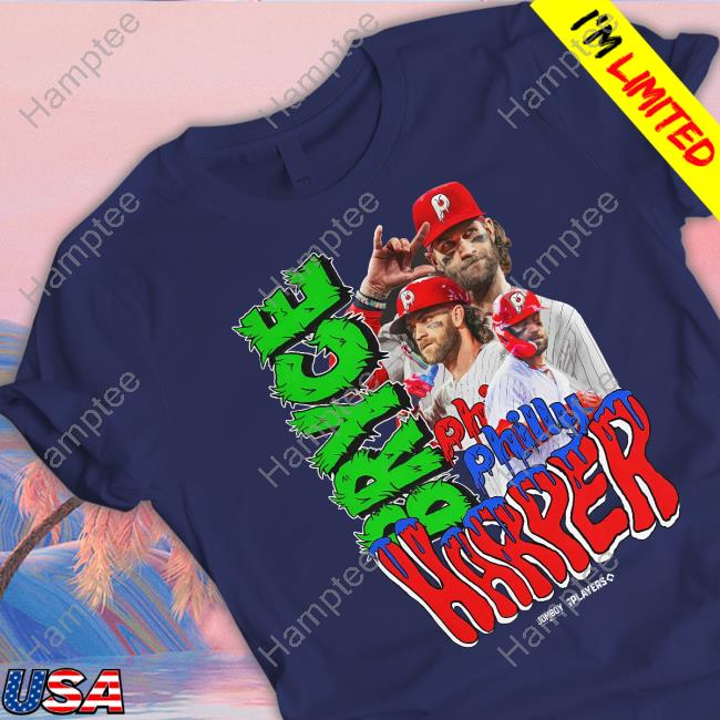 Official Bryce Harper Philadelphia Text Shirt - Sgatee