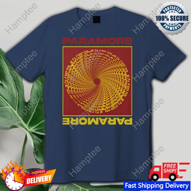 Warnermusic Shop Paramore C'est Comme Ca T Shirt Warnermusic Shop Paramore C'est Comme Ca T Shirt