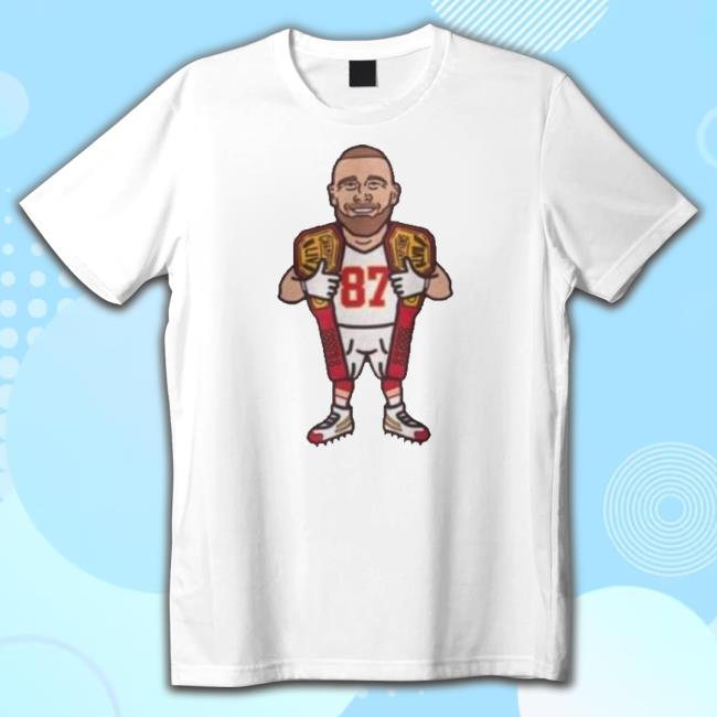 Trending Travis Kelce Champions 2023 Kansas City Chiefs Tee