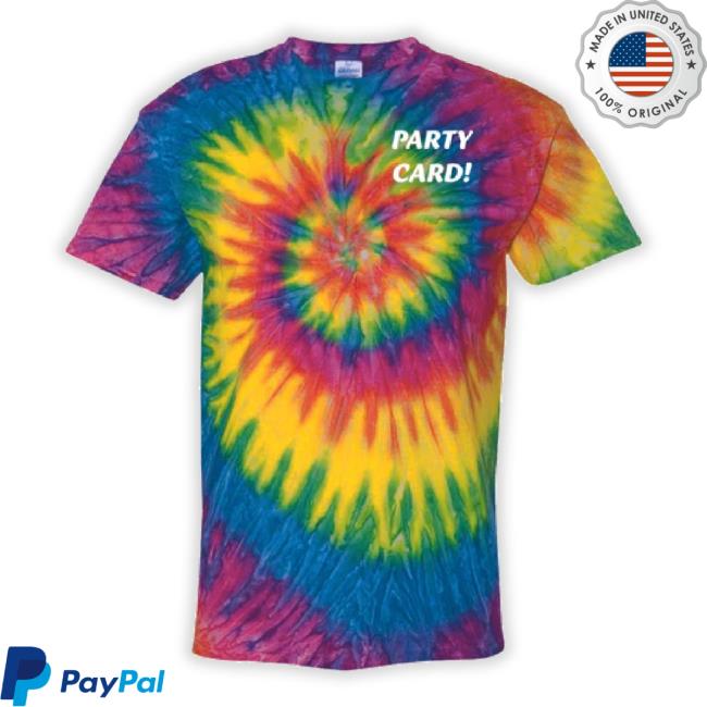 Official Party Card! Merrimack Valley Putting League 100% Cotton Tie Dye Long Sleeve T Shirt