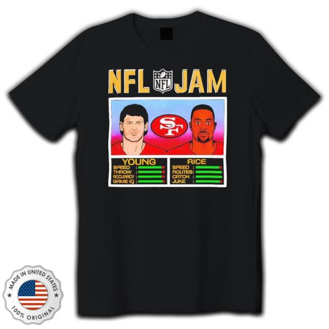 Trending Jerry Rice & Steve Young Nfl Jam San Francisco 49Ers Hoodie