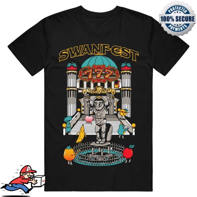 Official Dance Gavin Dance Band Merch Swanfest Rocky Gavin Black Shirt DanceGavinDance