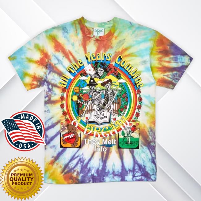 Online Ceramics Online Ceramic Psychedelic Hoodie Sweatshirt Heaven On Earth Tie Dye