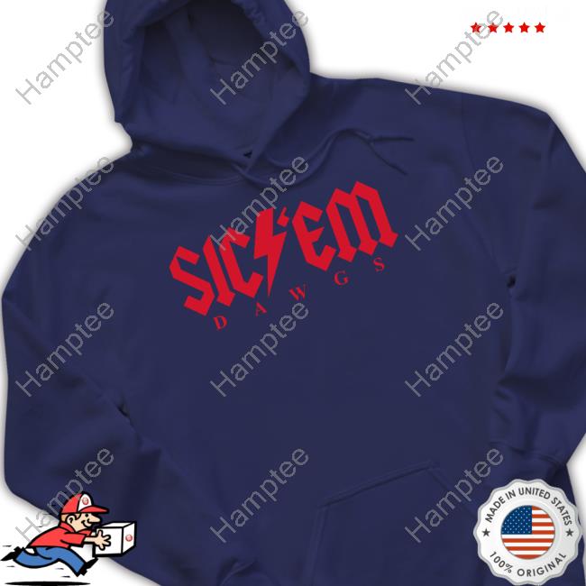 Uga Sic Em Bolt Dawgs Hoodie