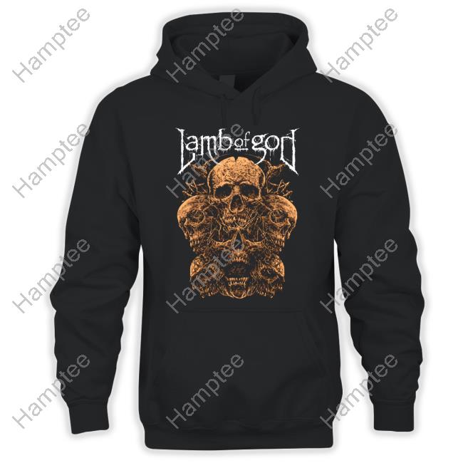 Lamb Of God Rooted Skull Long Sleeve Tee