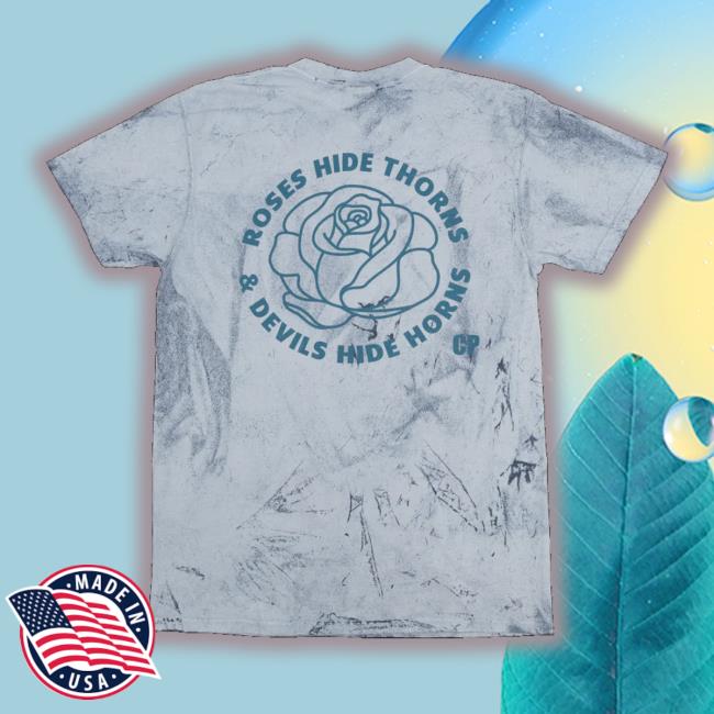 Official Carly Pearce Shop Dusty Blue Rose T-Shirt